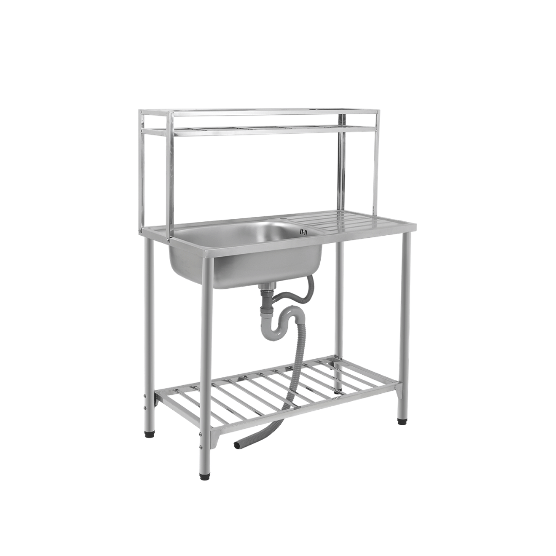 ซิงค์ล้างจานขาตั้ง 1 หลุม 1 ที่พัก EVE CRAFT TS 1000/500 ขนาด 100 ซม._0